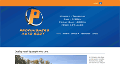 Desktop Screenshot of profinishers.com